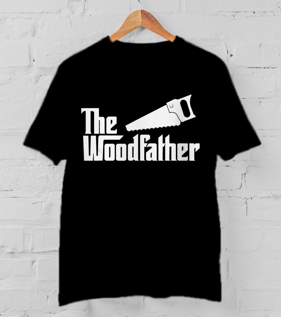 The Woodfather Saw Woodworking Carpentry T-Shirt
