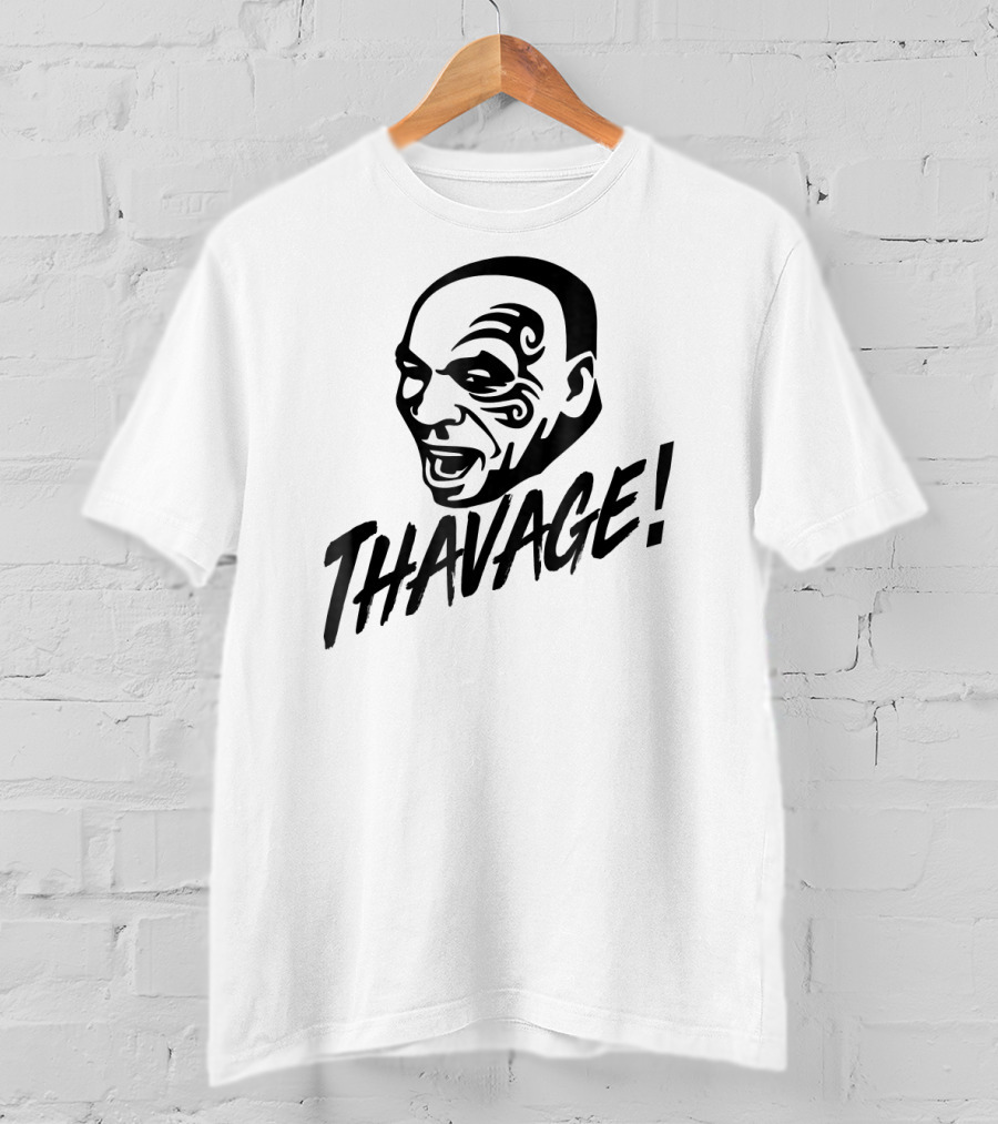 Thavage Thupreme Funny Boxing Lisp Face Tattoo Thavage T-Shirt