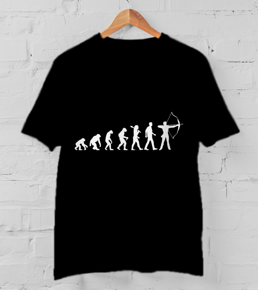 The Evolution Of Archery Silhouette Series T-Shirt