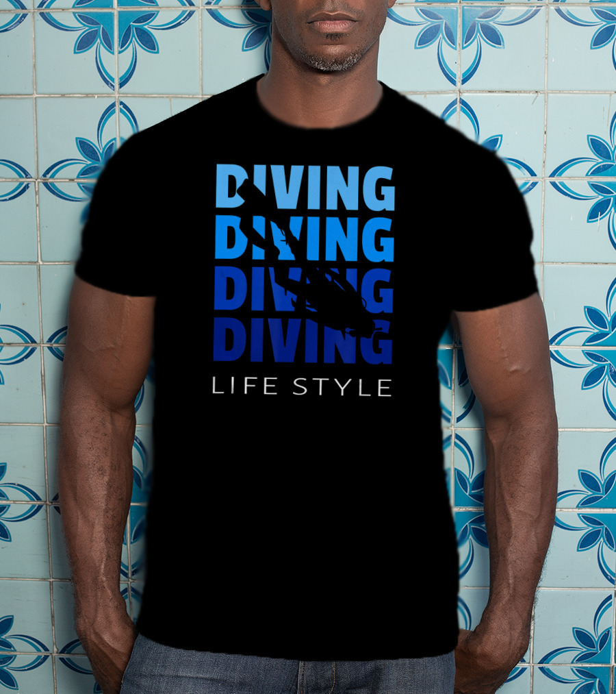 Diving Life Style Scuba Diving Gear Equipment T-Shirt