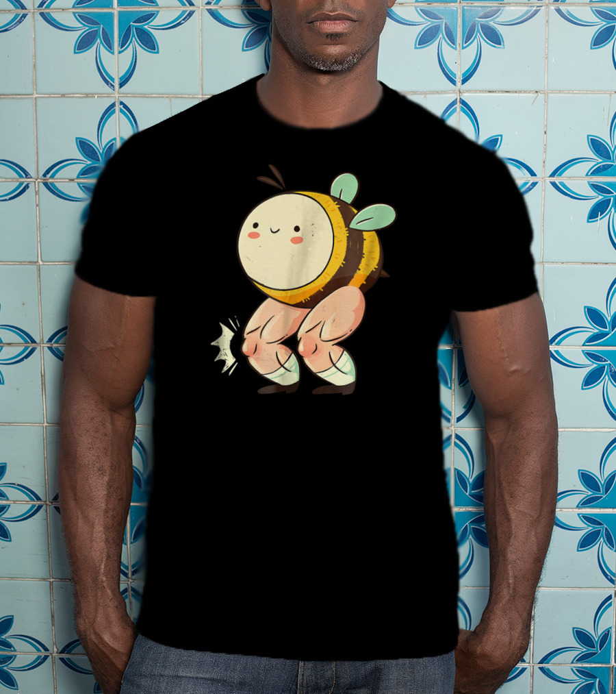 Shirt.Woot The Bee's Knees Adorable Buff Cartoon Bee T-Shirt
