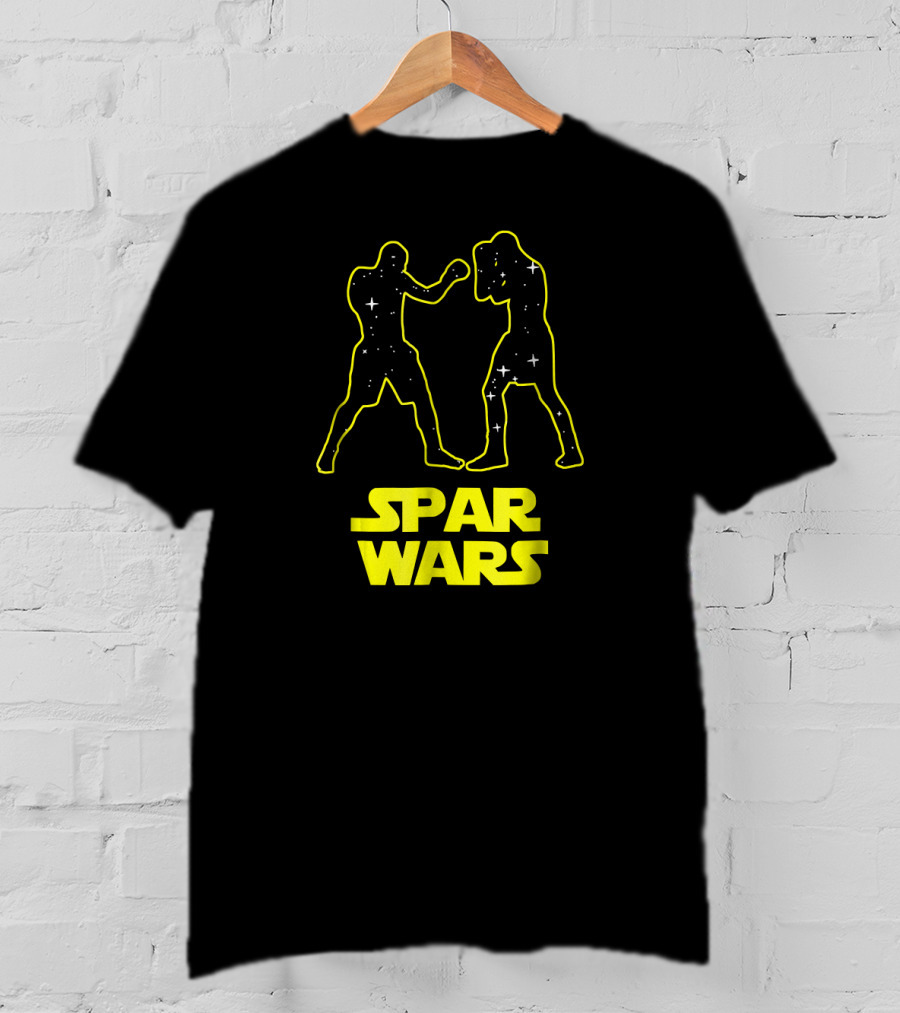 Spar Wars Boxing Starry Fighters Parody Spoof T-Shirt