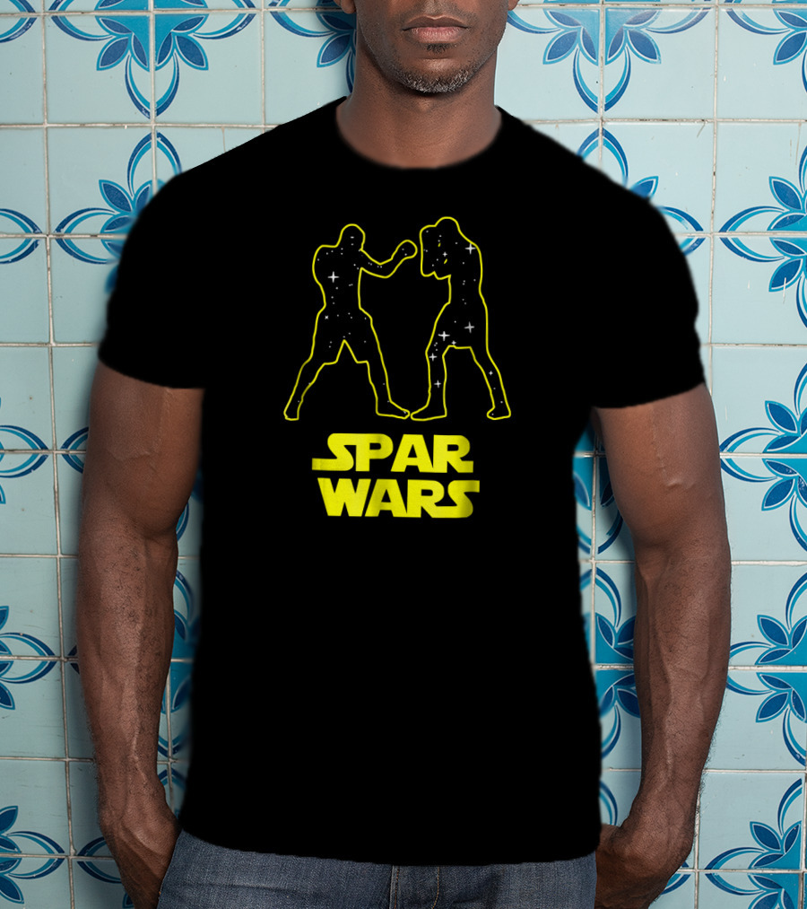 Spar Wars Boxing Starry Fighters Parody Spoof T-Shirt