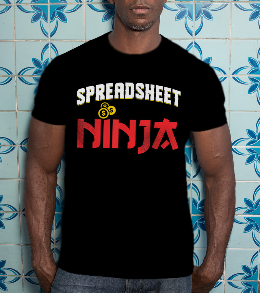 Spreadsheet Ninja CPA Bookkeeper Accountant T-Shirt