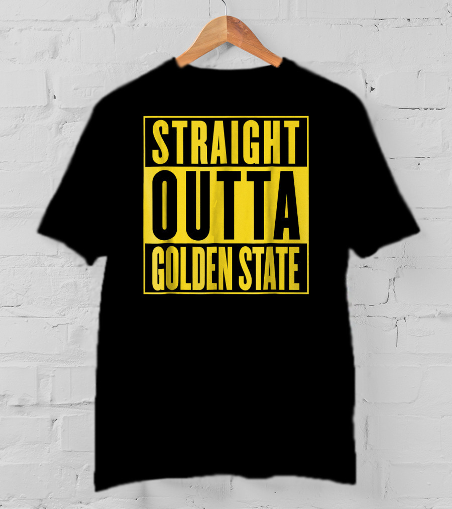 Straight Outta Golden State Basketball T-Shirt