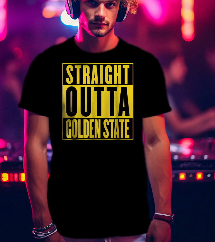 Straight Outta Golden State Basketball T-Shirt