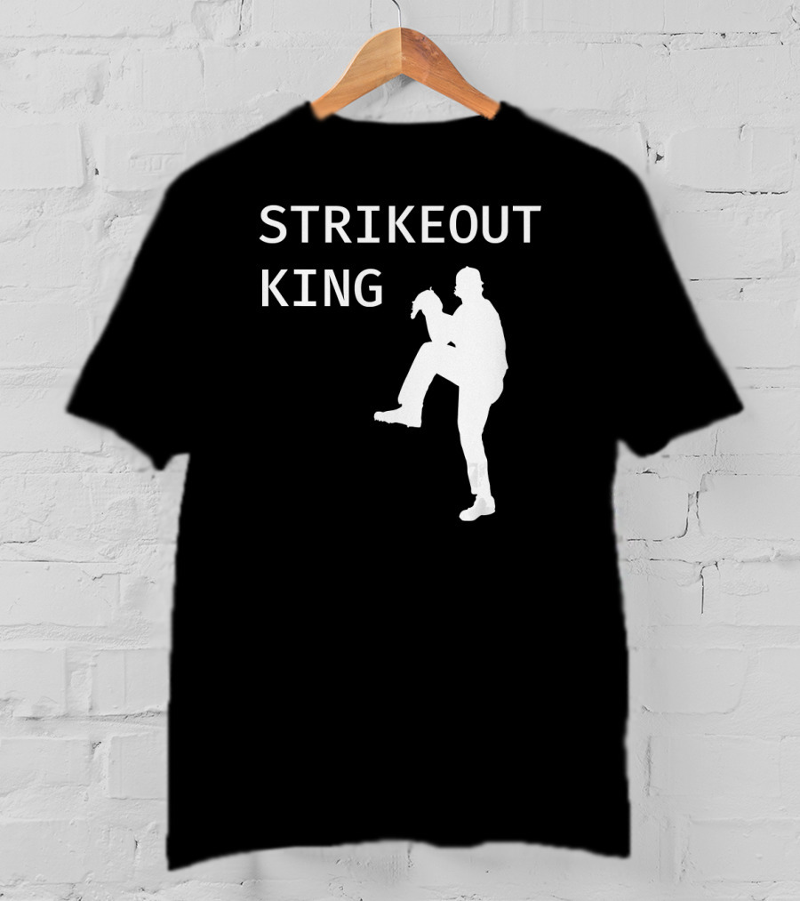 STRIKEOUT KING Baseball Pitcher T-Shirt