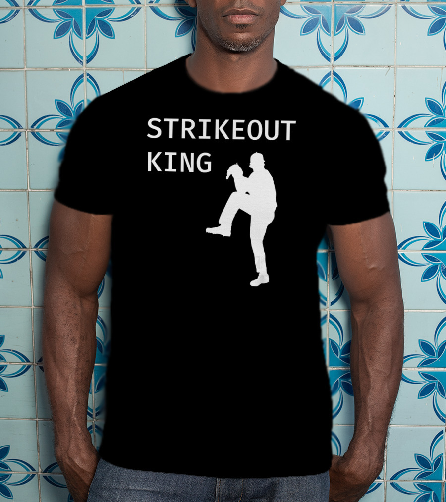 STRIKEOUT KING Baseball Pitcher T-Shirt