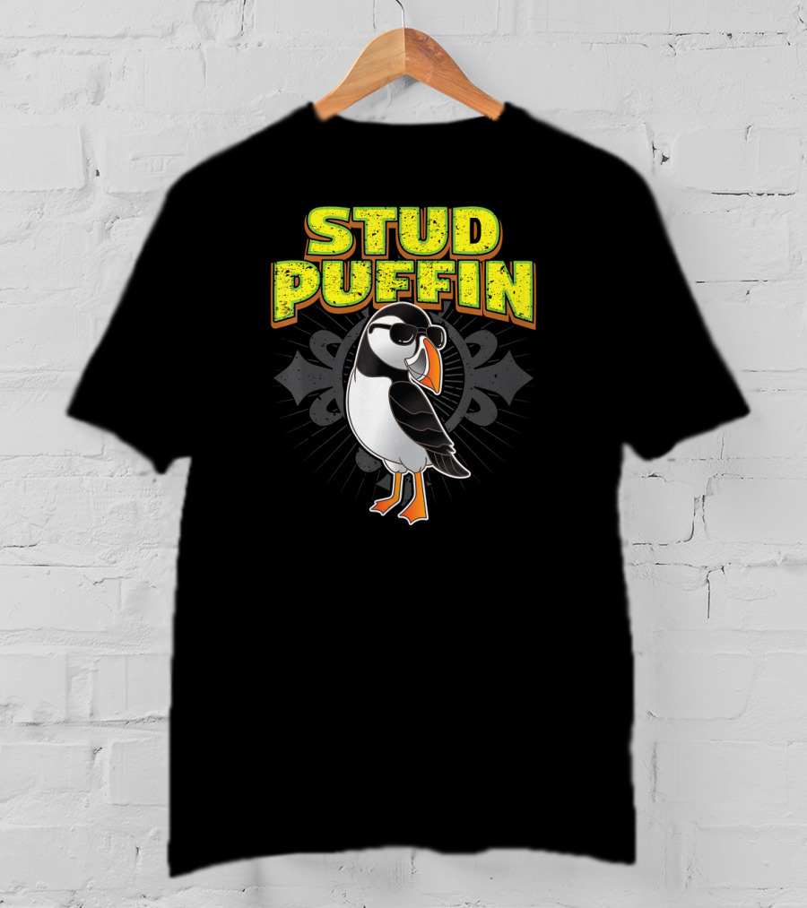 Stud Puffin Cool Seabird Stud Muffin T-Shirt