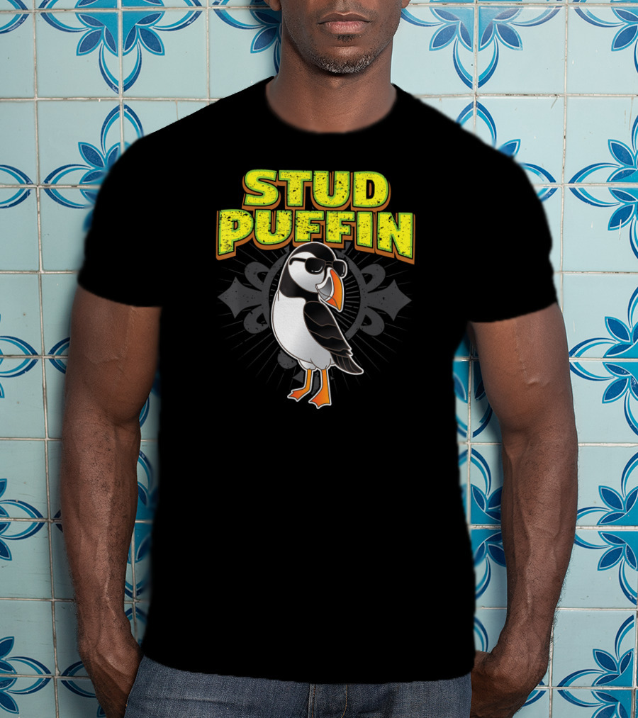 Stud Puffin Cool Seabird Stud Muffin T-Shirt