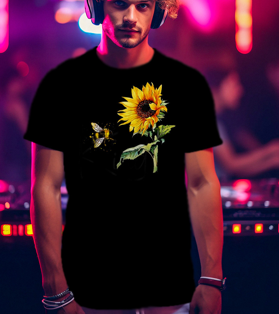 Sunflower Bee Kind T-Shirt