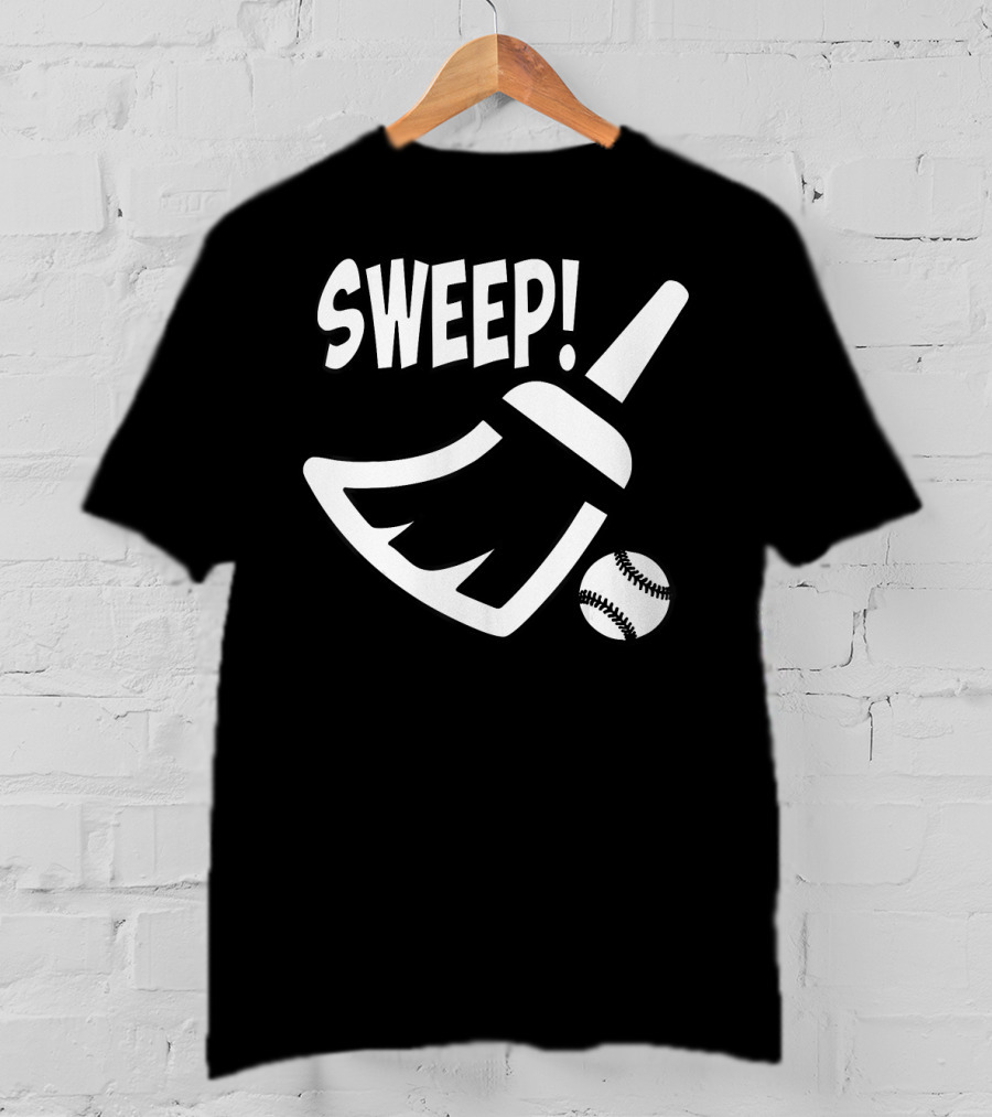 SWEEP Baseball Broom And Ball T-Shirt