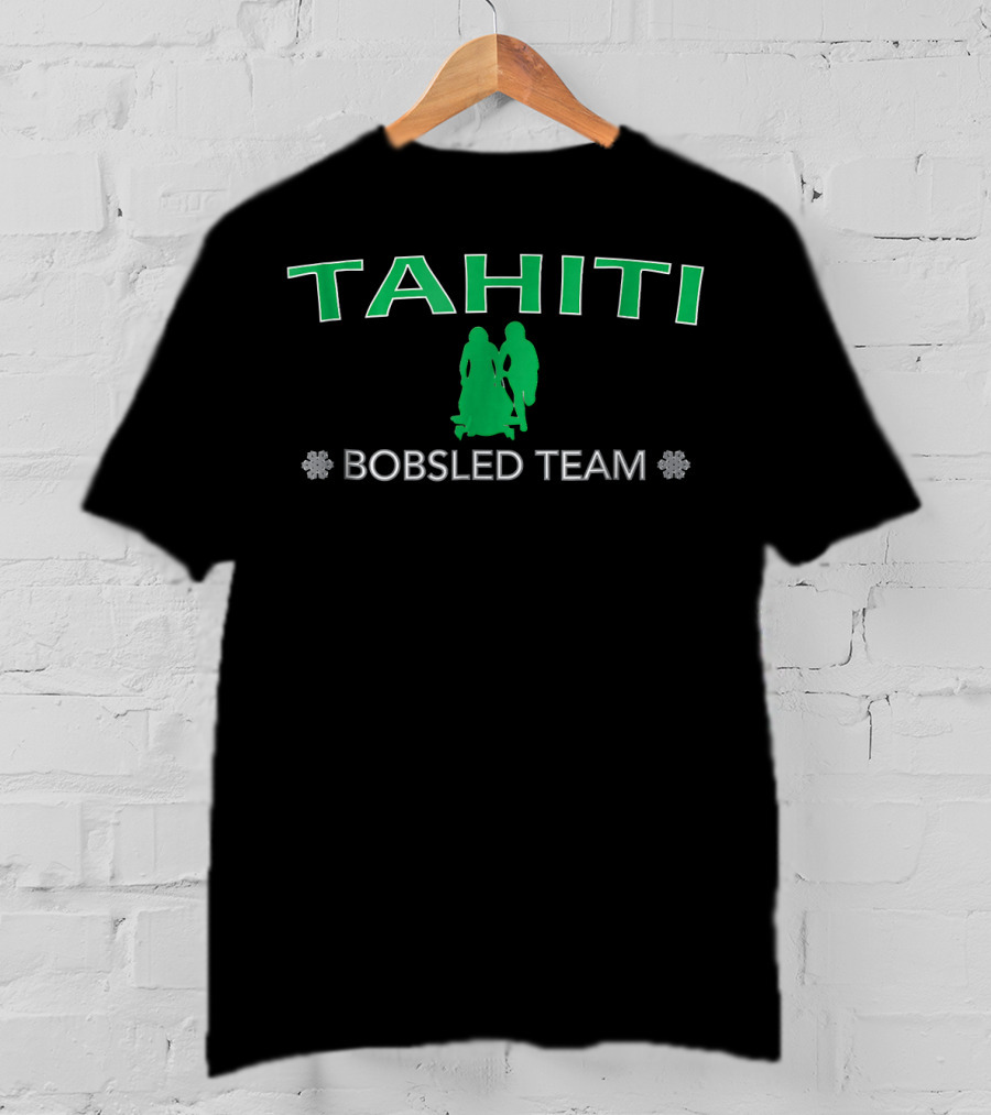 Tahiti Bobsled Team Snowflake Pair T-Shirt