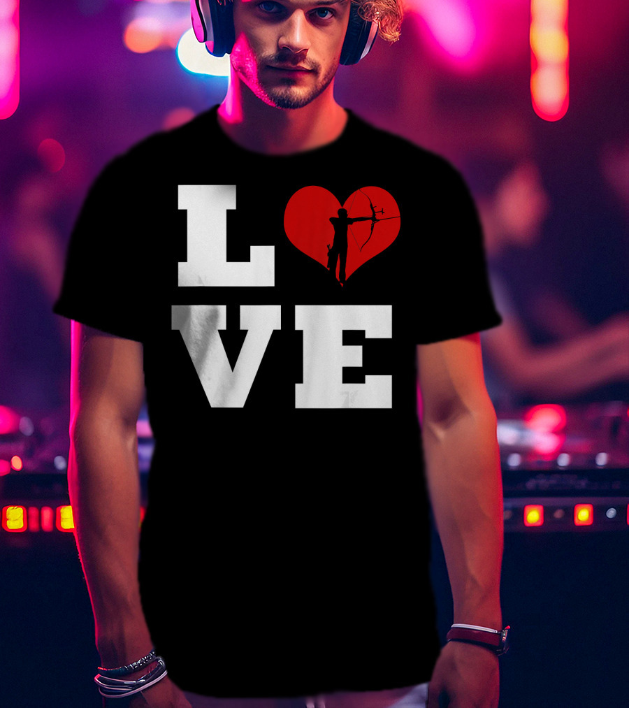 LOVE Archery Heart T-Shirt