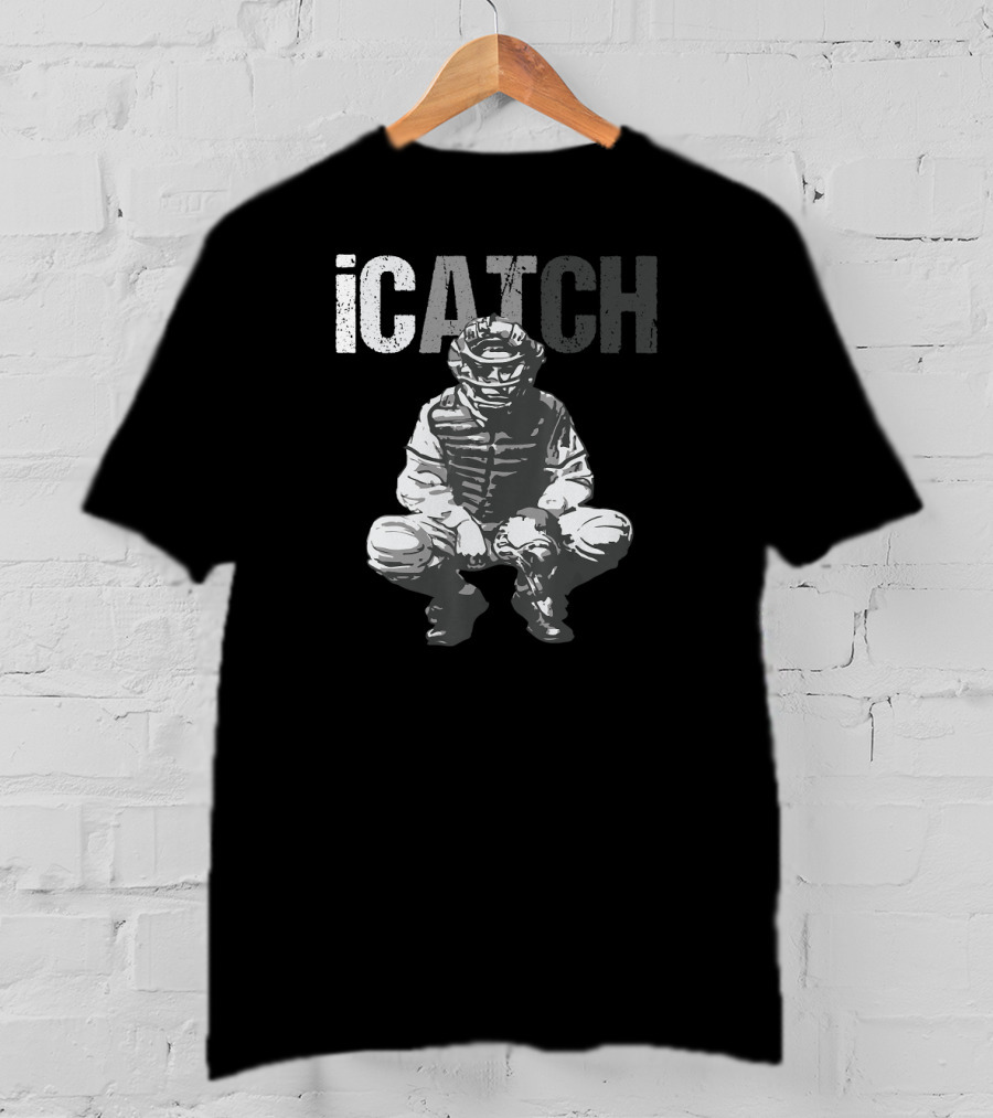 ICatch Baseball Catcher In Gear T-Shirt
