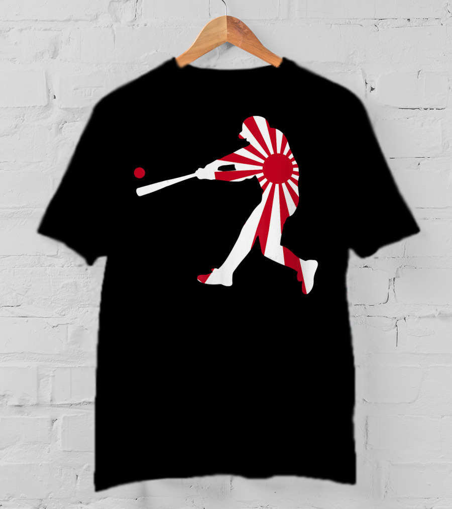Japan Baseball Rising Sun JPN Batter Class T-Shirt