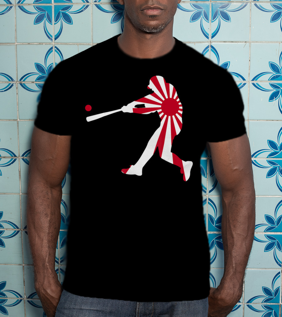 Japan Baseball Rising Sun JPN Batter Class T-Shirt