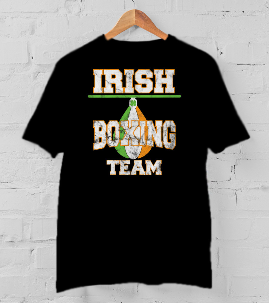 Irish Boxing Team Ireland Shamrock Boxing Glove T-Shirt