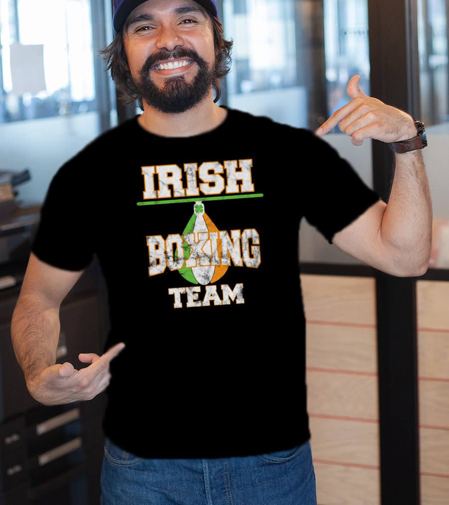 Irish Boxing Team Ireland Shamrock Boxing Glove T-Shirt