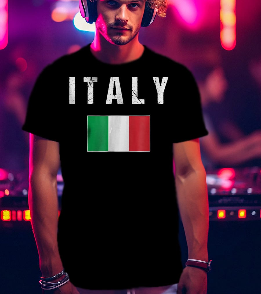 Italy Italian Flag Italia Me T-Shirt