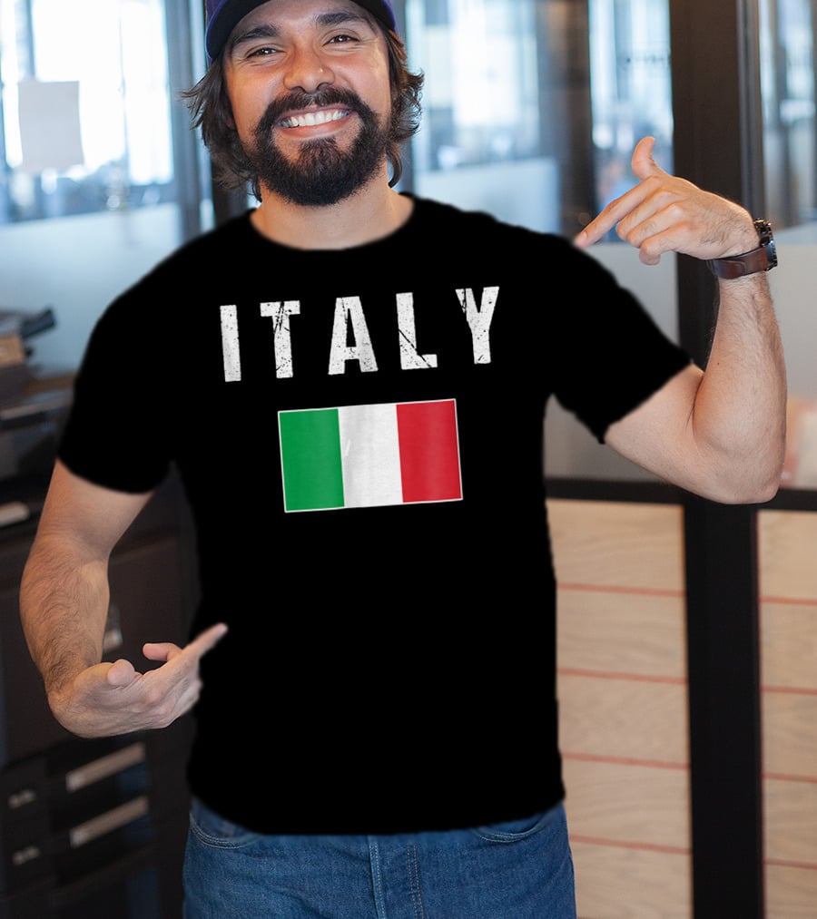 Italy Italian Flag Italia Me T-Shirt