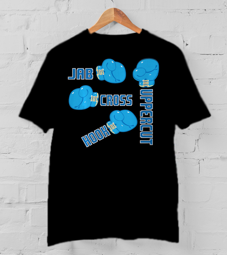 Jab Hook Cross Uppercut Boxing Glove Styles T-Shirt