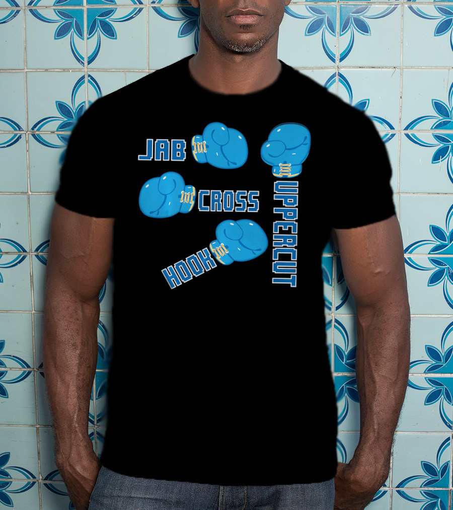Jab Hook Cross Uppercut Boxing Glove Styles T-Shirt