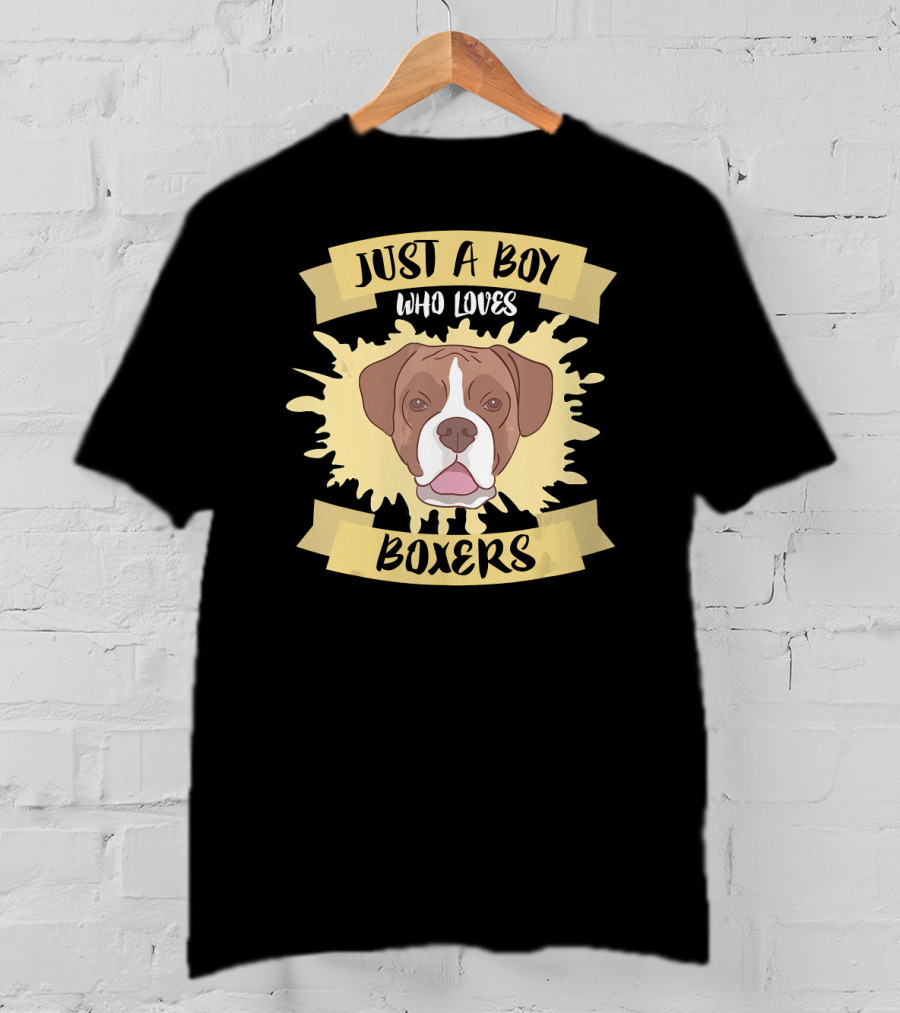 Just A Boy Who Loves Boxers T-Shirt