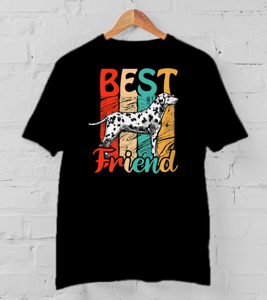 Best Friend Animal Dog Lover Dalmatian T-Shirt