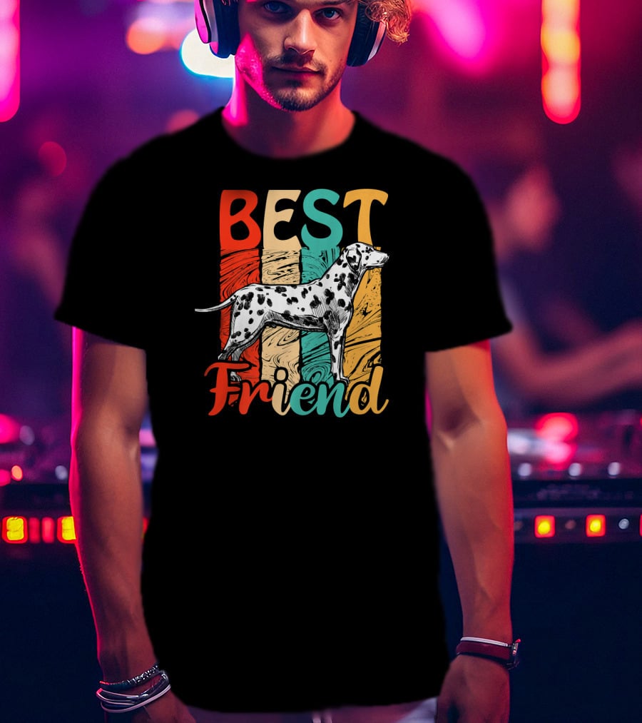Best Friend Animal Dog Lover Dalmatian T-Shirt