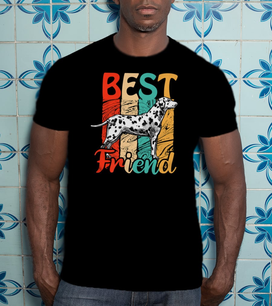 Best Friend Animal Dog Lover Dalmatian T-Shirt