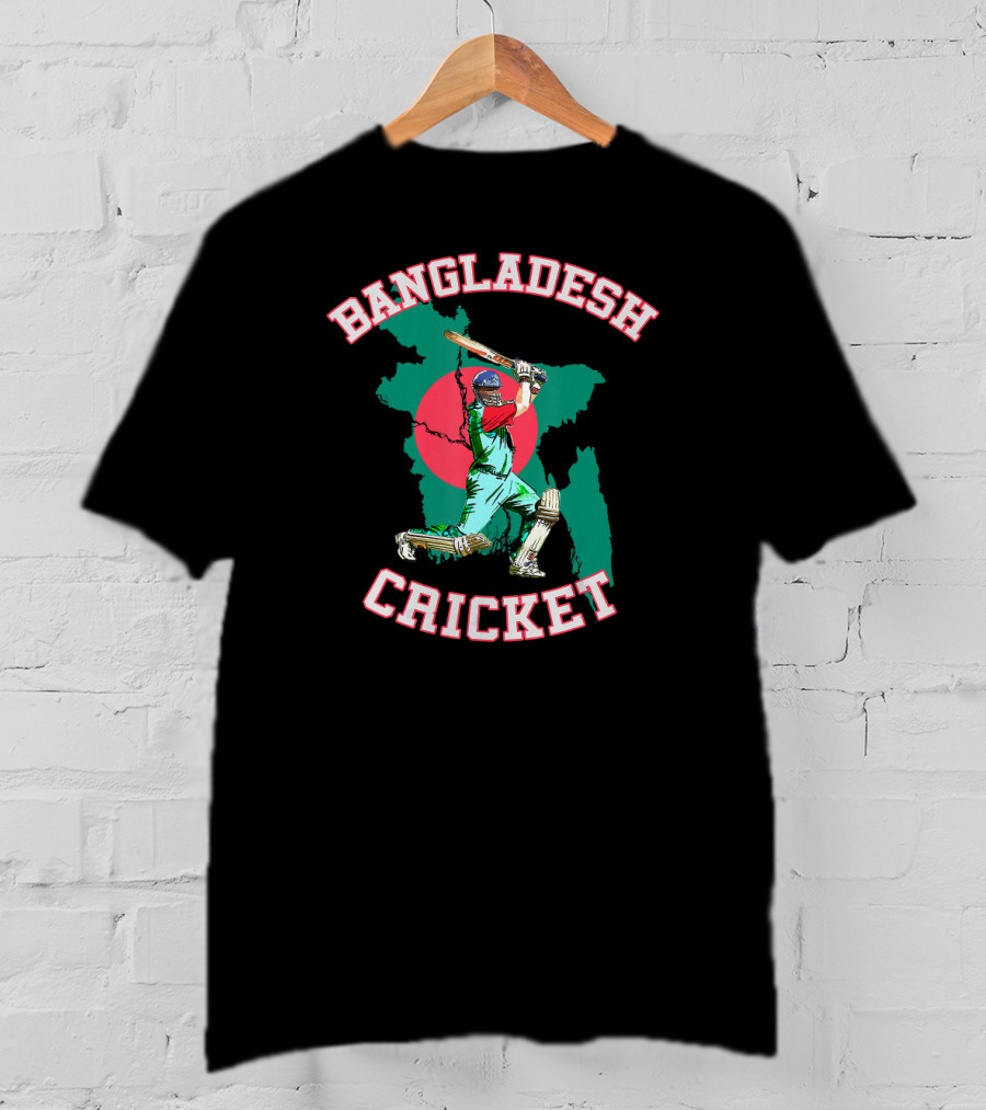 Bangladesh Cricket Bangladeshi Batsman Tiger T-Shirt