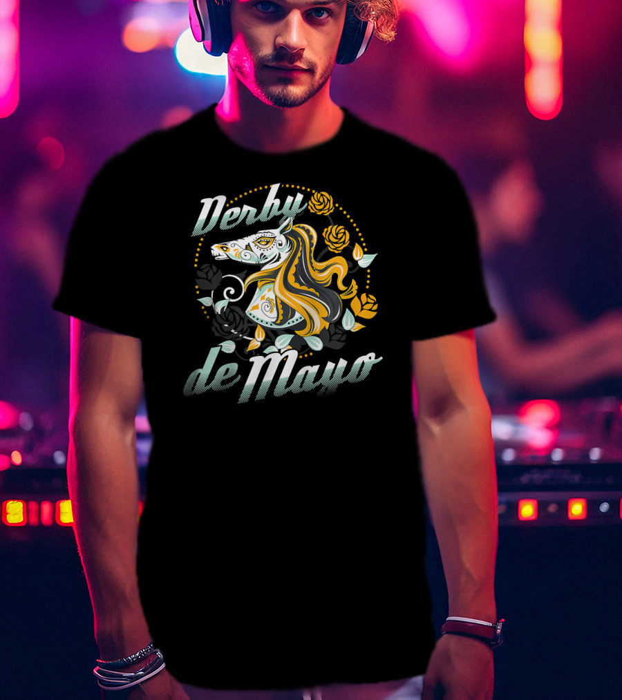 Derby De Mayo Equestrian Cinco De Mayo Horse T-Shirt