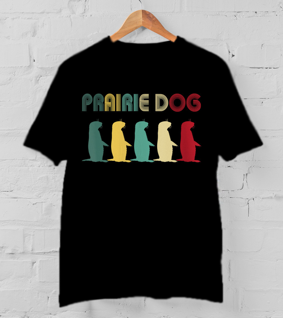 Vintage Prairie Dog Retro T-Shirt