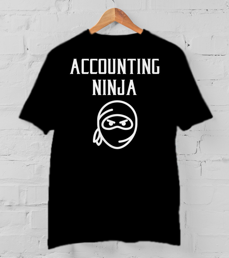 Accounting Ninja Funny Tax Accountant T-Shirt