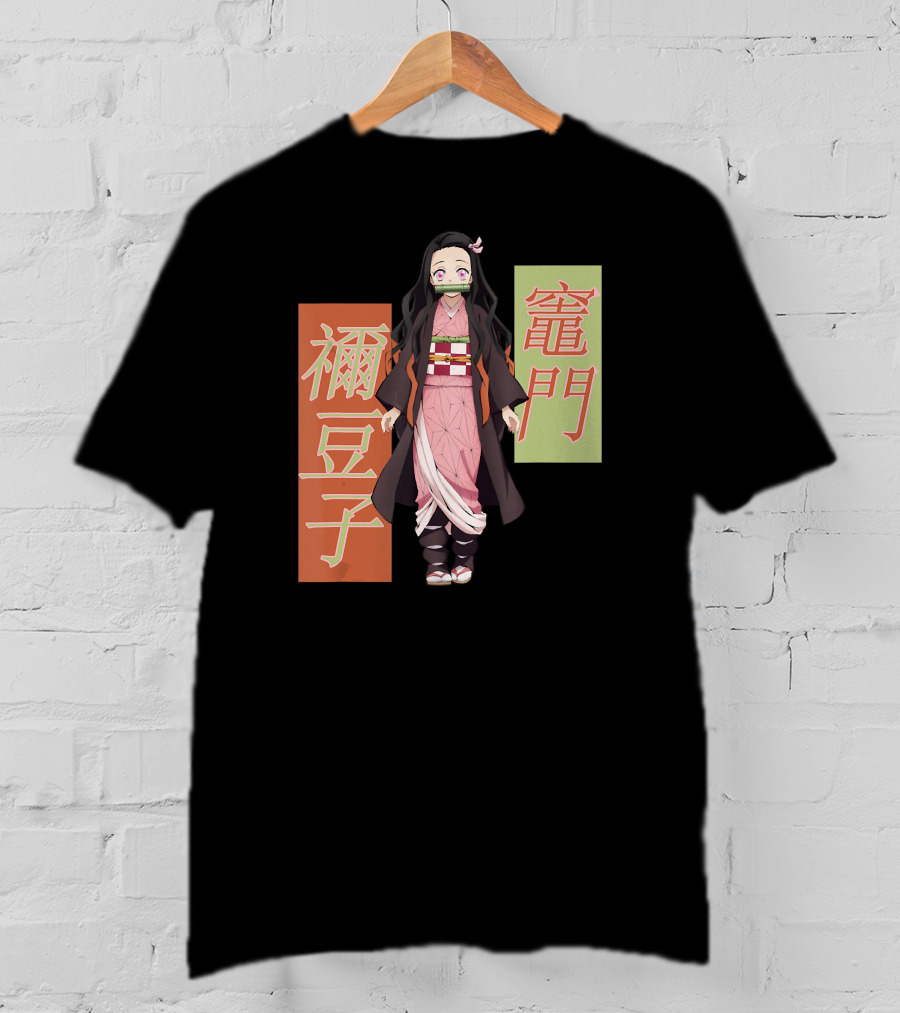 Demon Slayer Nezuko Kanji Character T-Shirt