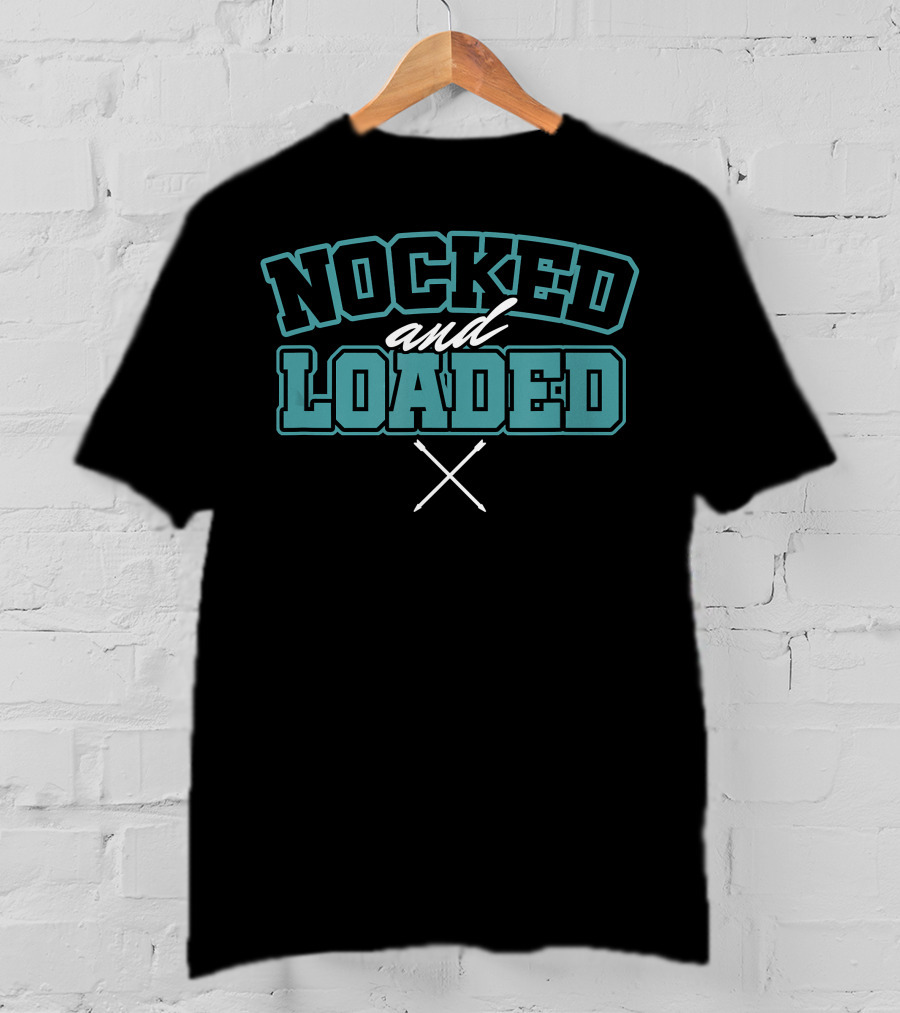 Nocked And Loaded Bow Arrow Crossed Archery T-Shirt