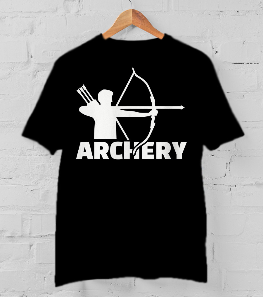 Archer With Bow And Arrows Archery T-Shirt