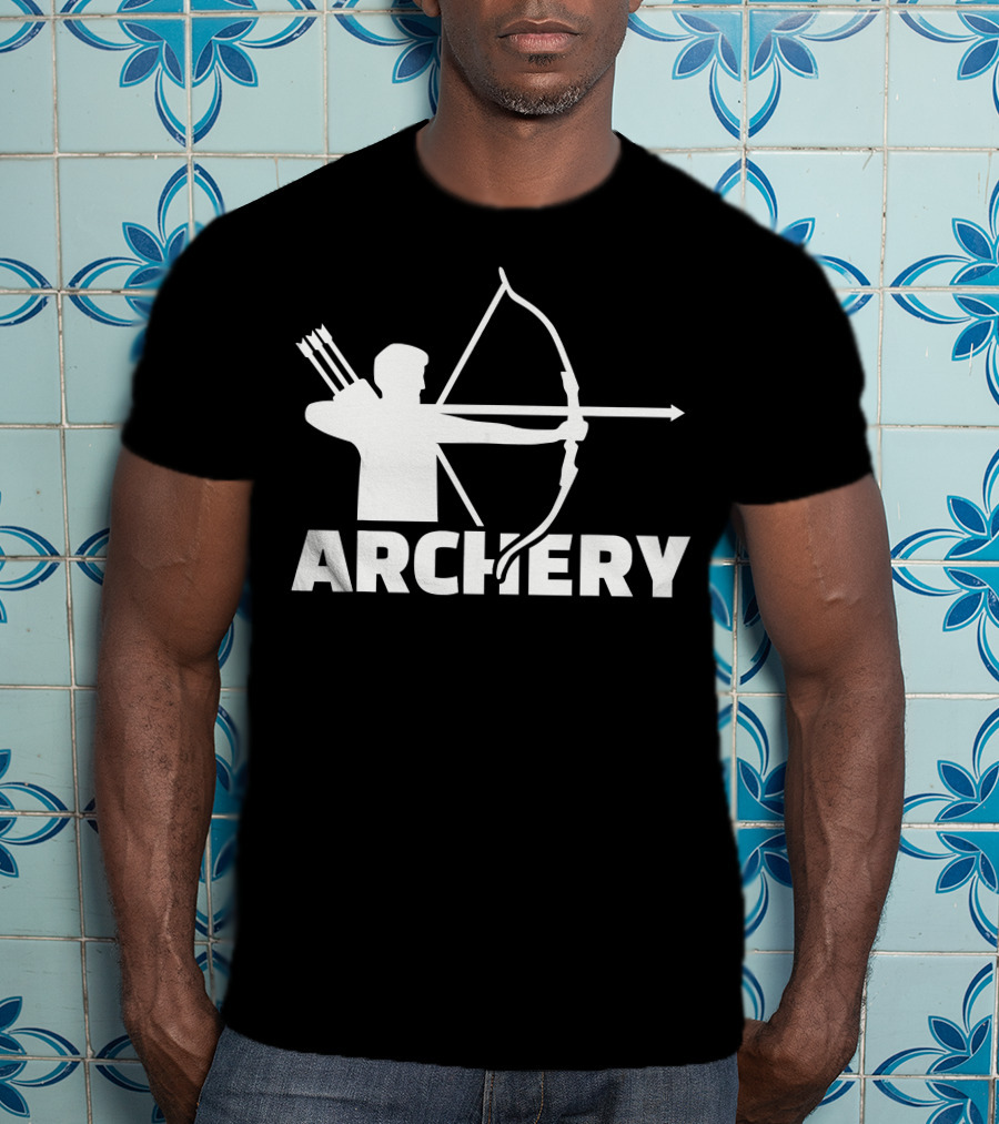 Archer With Bow And Arrows Archery T-Shirt