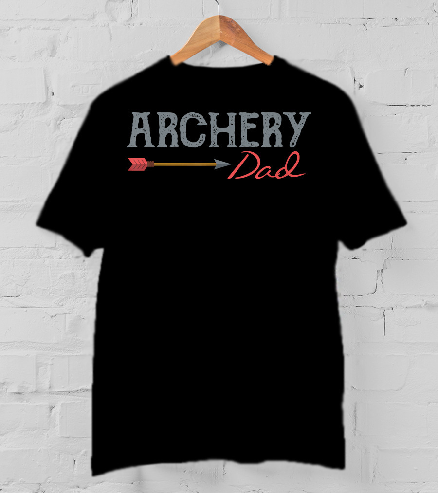 Archery Arrow Proud Dad T-Shirt