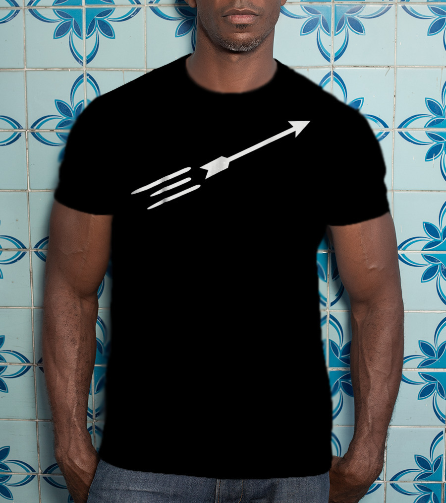Archery Arrow With Swift Motion Streaks T-Shirt
