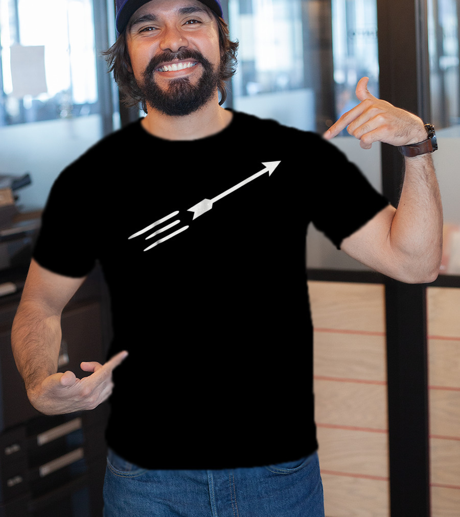 Archery Arrow With Swift Motion Streaks T-Shirt