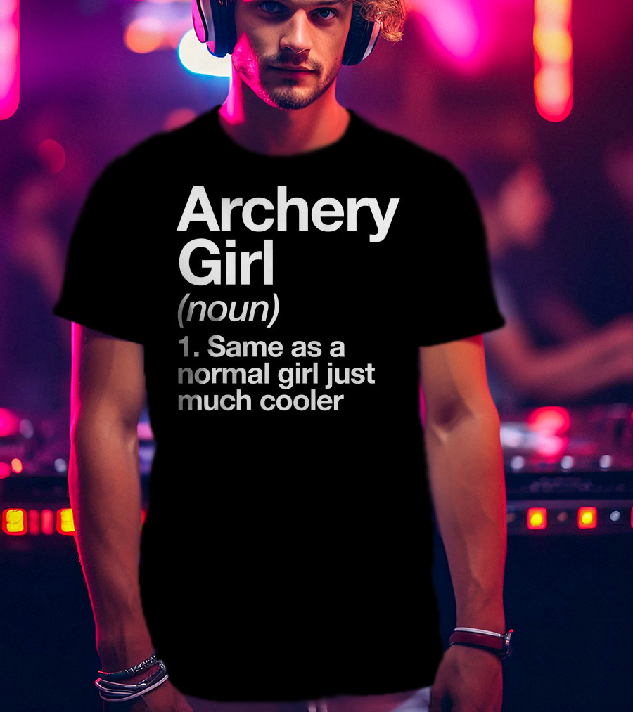 Archery Girl Noun Same As A Normal Girl Just Much Cooler T-Shirt