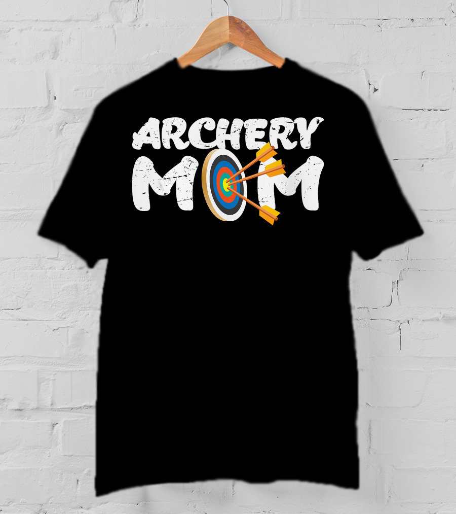 Archery Mom Bow Arrow Target T-Shirt