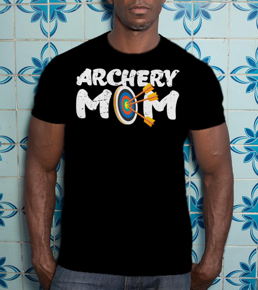 Archery Mom Bow Arrow Target T-Shirt