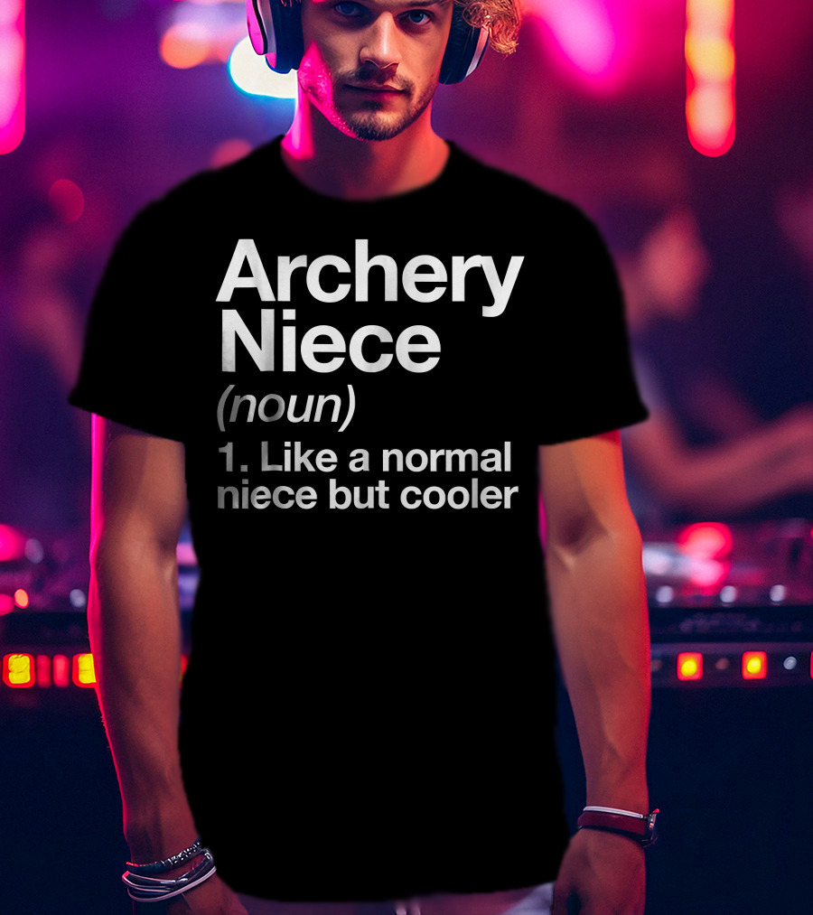 Archery Niece Noun Like A Normal Niece But Cooler T-Shirt