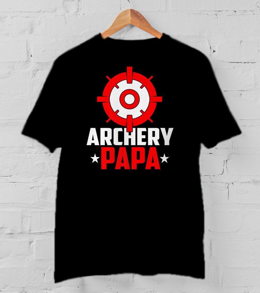 Archery PAPA Target Design Archery Enthusiast T-Shirt