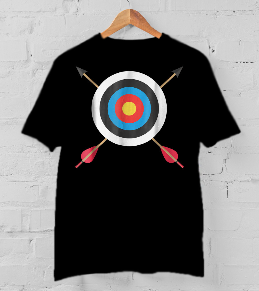 Archery Target With Crossed Arrows T-Shirt