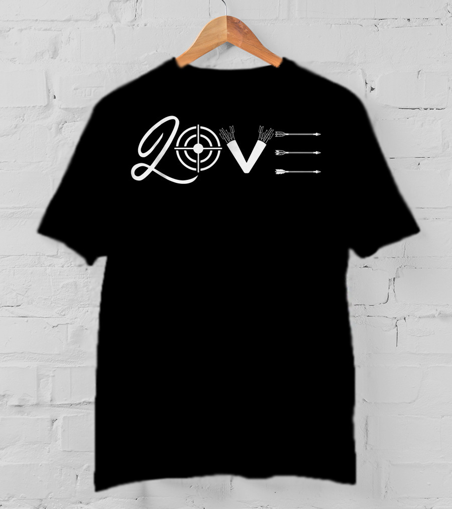 Love Target Arrows Archery T-Shirt