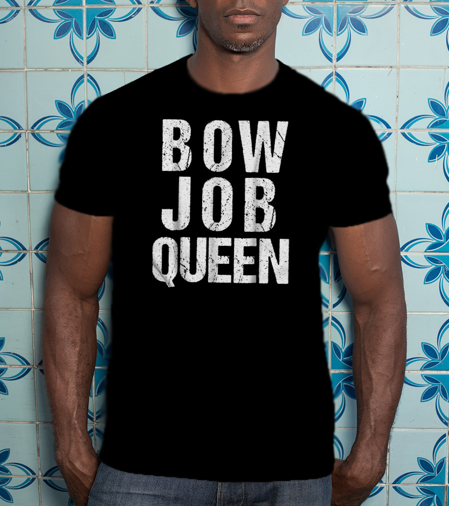 Bow Job Queen Archery Pink Bow T-Shirt